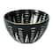 Hello Honey® 5'' Black & White Round Stoneware Bowl, 4ct.